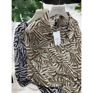 🦓Zebra shirt🦓ใส่ชิลล์ๆมี2สี