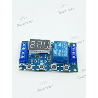 ถูกสุด! โมดูลตั้งเวลา หน่วงเวลาปิดเปิดไฟผ่านรีเลย์ใช้ไฟ 6-30VDC Relay timer switch module