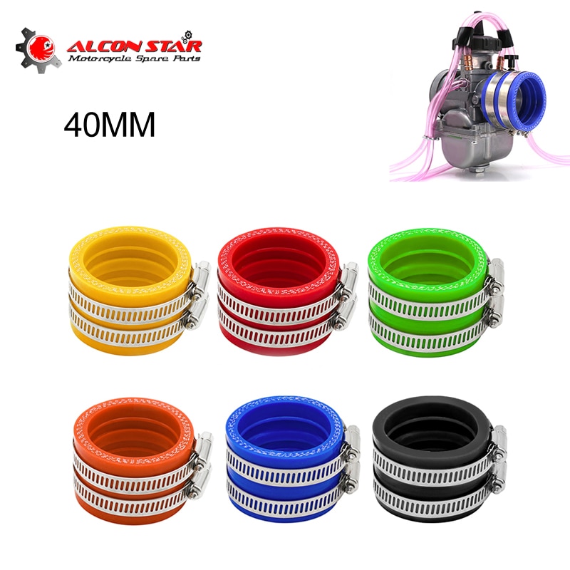 MIKUNI Alconstar- 40 มม.รถจักรยานยนต์คาร์บูเรเตอร์อะแดปเตอร์ท่อไอดีสําหรับ 32 34 มม.MIKUNI OKO KOSO KEIHIN PWK ATV UTV Dirt Bike Go Kart Buggy