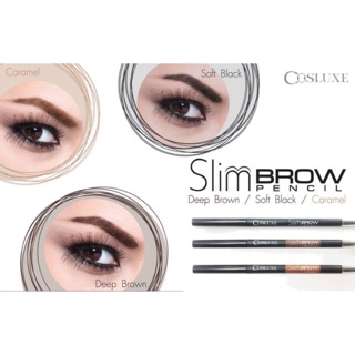 COSLUXE Slim Brow Pencil ดินสอเขียนคิ้ว หัวหมุนออโต้