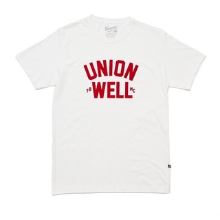 Unionwell BASIC FONT เสื้อยืด - สีขาว - เสื้อยืดพรีเมี่ยม DISTRO