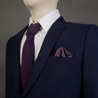 เซ็ทเนคไทถัก+ ผ้าเช็ดหน้าสูท-Knitted tie+ pocket square