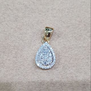 จี้เพชรแท้ รูปหัวใจ รูปหยดน้ำ 
เพชรน้ำ 99-100 รวม 0.30 ct 
ราคา 8,500 บาท
แบบน่ารัก ใส่ได้ทุกวัน