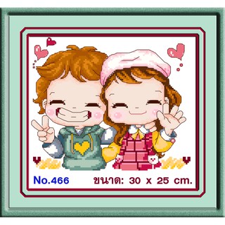 ไอแอมครอสติช iamcrossstitch DIY รหัส L-466 30x30 cm. ชุดอุปกรณ์งานฝีมือปักครอสติชครบชุด