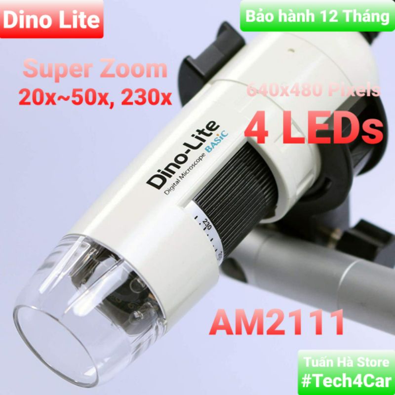 กล้องจุลทรรศน์สําหรับซ่อมวงจรอิเล็กทรอนิกส์และซ่อมโทรศัพท์ Dino Lite, AM2111 ยี่ห้อ Tuan Ha Store