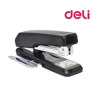 เครื่องเย็บ กระดาษ 25 แผ่น มีที่ถอนลวดในตัว Deli 0326 Half Strip Stapler ที่เย็บกระดาษ เครื่องเขียน