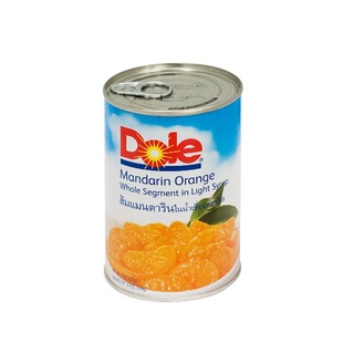 โดล ส้มแมนดารินในน้ำเชื่อม 425 กรัม / Dole Mandarin Orange Whole Segment in Light Syrup 425g