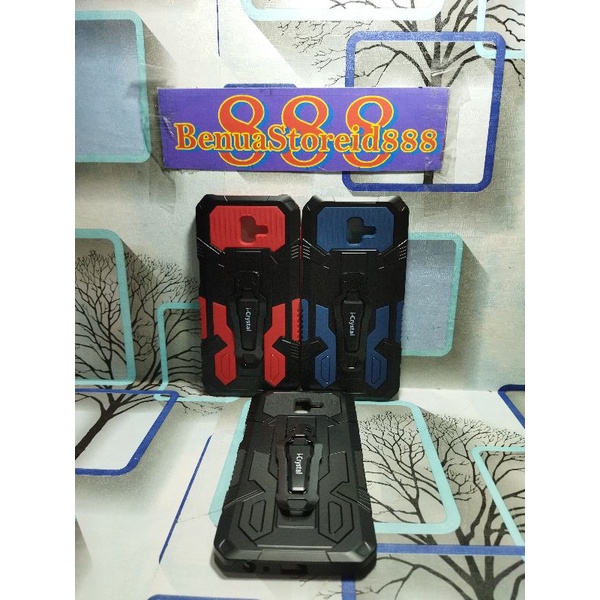 [BS88] Samsung J6 Plus/J6 Prime i-Crystal Hardcase Robot Standing