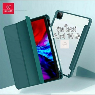 🔥พร้อม​ส่ง​🔥​【แท้💯%]XUNDD​ Magnetic Leather Case Mini6/Pro11(2021)Gen7/8 10.2 Air4 10.9หลังใส มีที่ใส่ปากกา