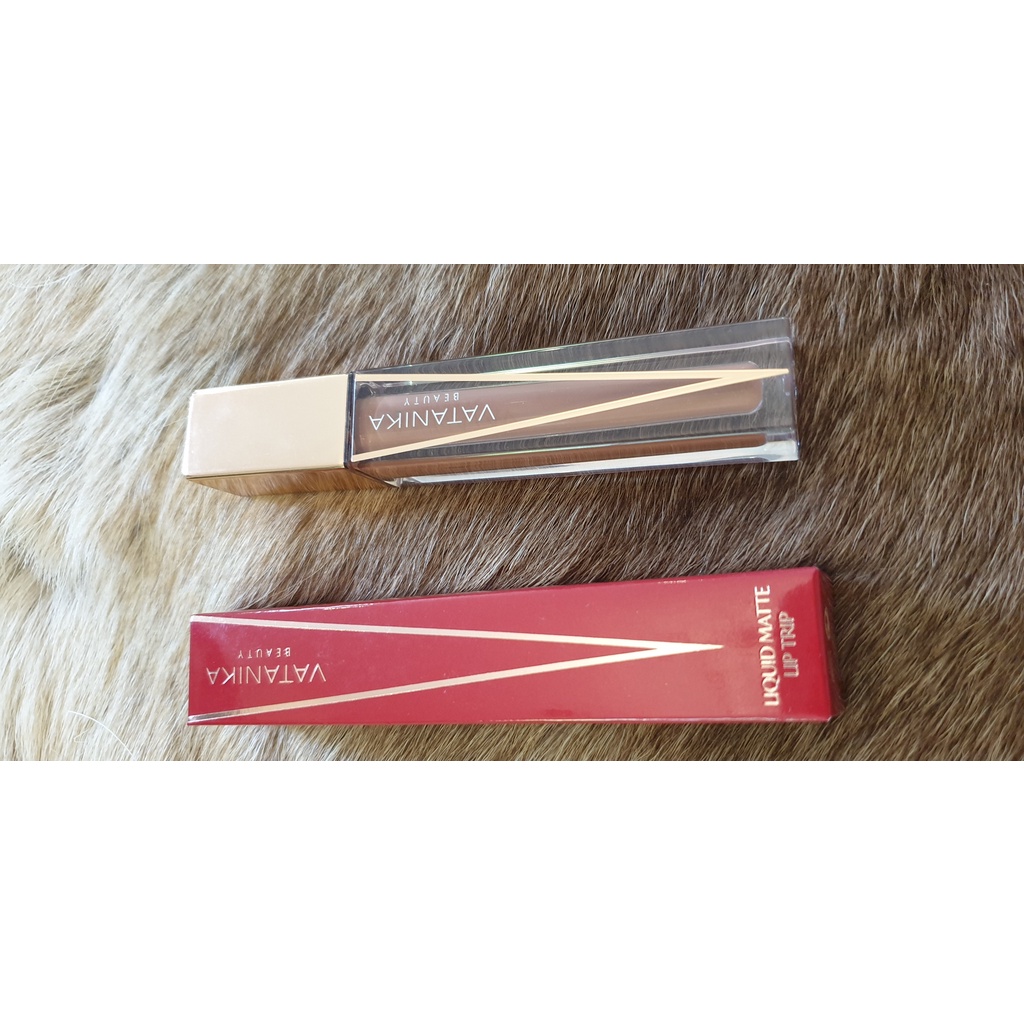 👄 ✨พร้อมส่ง Vatanika Beauty Liquid Matte Lip Trip สี Cold Hearted ของใหม่ ไม่ติดหน้ากาก ไม่เคยใช้ค่ะ