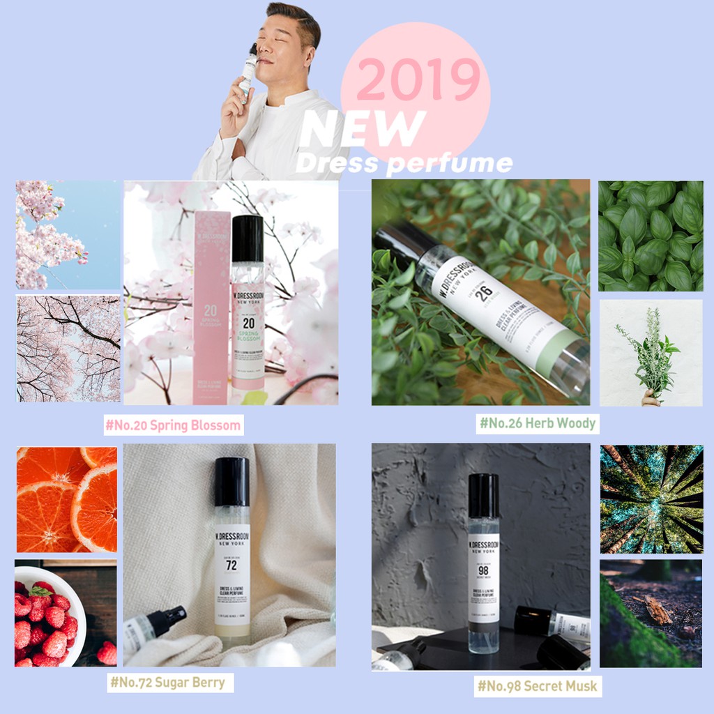 [ออกใหม่2019/พร้อมส่ง] W.dressroom แท้100% No.20/26/72/98 ขนาด70ml + แบ่งขาย 10ml