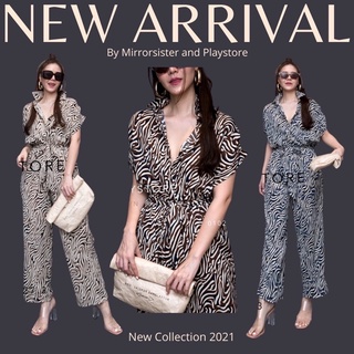 🦓🦓 Sii- Zebra Printed Loose Jumpsuit🦓🦓