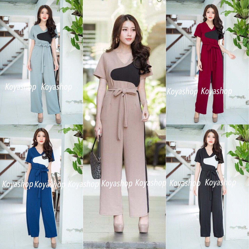 จั้มสูท สาวอวบ อก ใส่ได้ ลดราคา ราคาส่ง ราคาถูก 42" ขายส่ง ชุด ลดราคา jumpsuit160