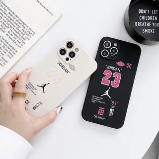 แฟชั่น รองเท้าบาส เคส Samsung Galaxy A73 A53 A33 A13 A03 A03S A72 A52 A42 A32 A22 A12 5G A02S A71 A51 A31 A21S A11 A50 A30 A50S A30S A20 A20S A10S Case ใหม่ ชุดคู่รัก ขอบตรง ด้านข้าง ลวดลาย น่ารัก นุ่ม เคส