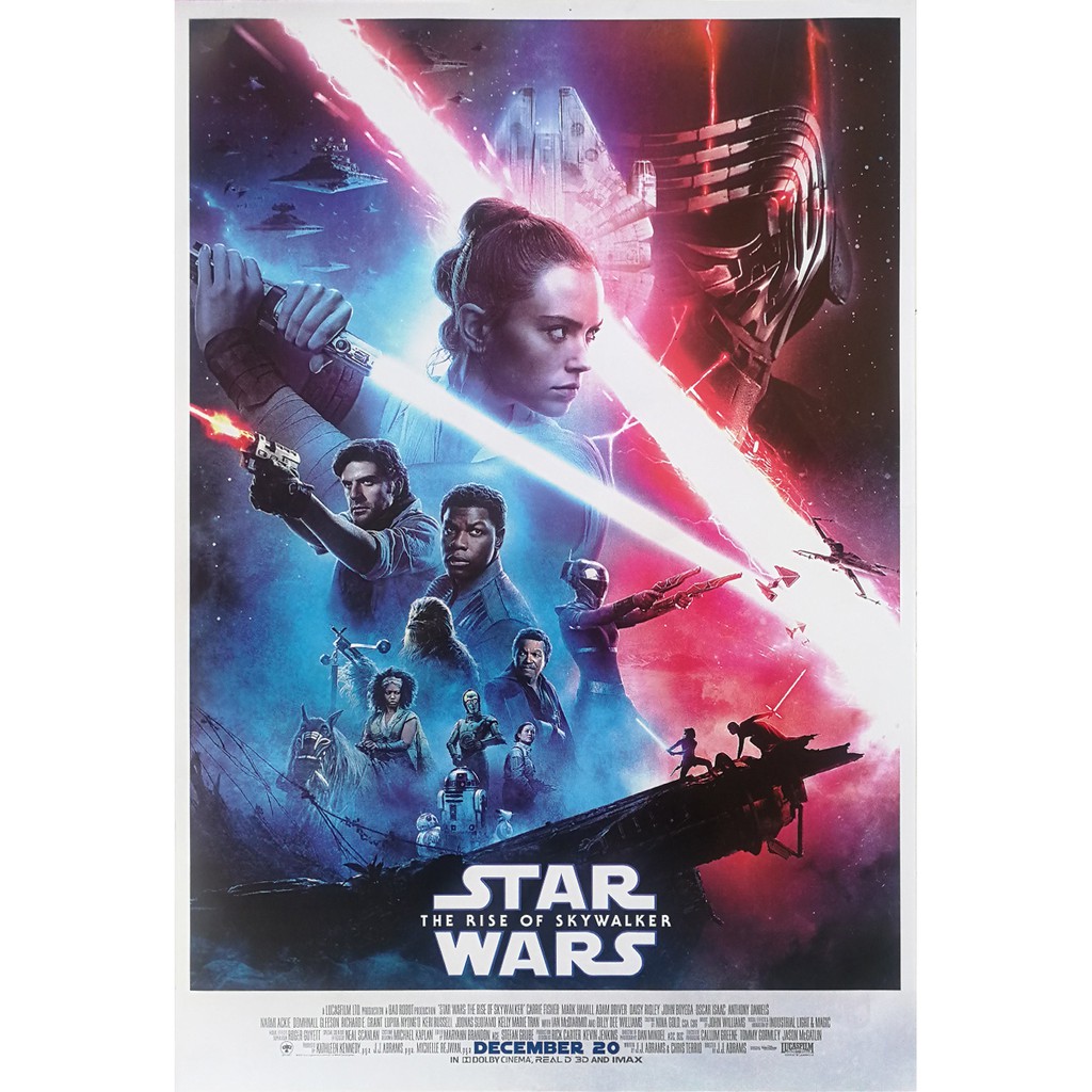 โปสเตอร์ หนัง STAR WARS The Rise of Skywalker 2019 POSTER 24”x35” Inch Daisy Ridley สตาร์ วอร์ส กำเนิดใหม่สกายวอล์คเกอร์