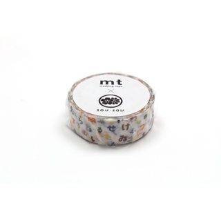 mt masking tape iro ha nihoedo (MTSOU06) / เทปตกแต่งวาชิ ลาย iro ha nihoedo แบรนด์ mt masking tape ประเทศญี่ปุ่น