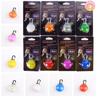 ปลอกคอ ไฟกระพริบ จี้ไฟLEDกระพริบ3โหมด สำหรับสุนัข 8สี ทนทาน เดินทางกลางคืนปลอดภัย C006