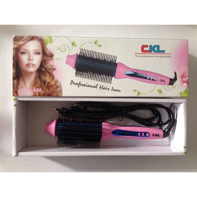 🔥(ใส่โค้ด  ลด🔥ส่งฟรี หวีไฟฟ้า รุ่น CKL-102 (หวีแกนร้อน)