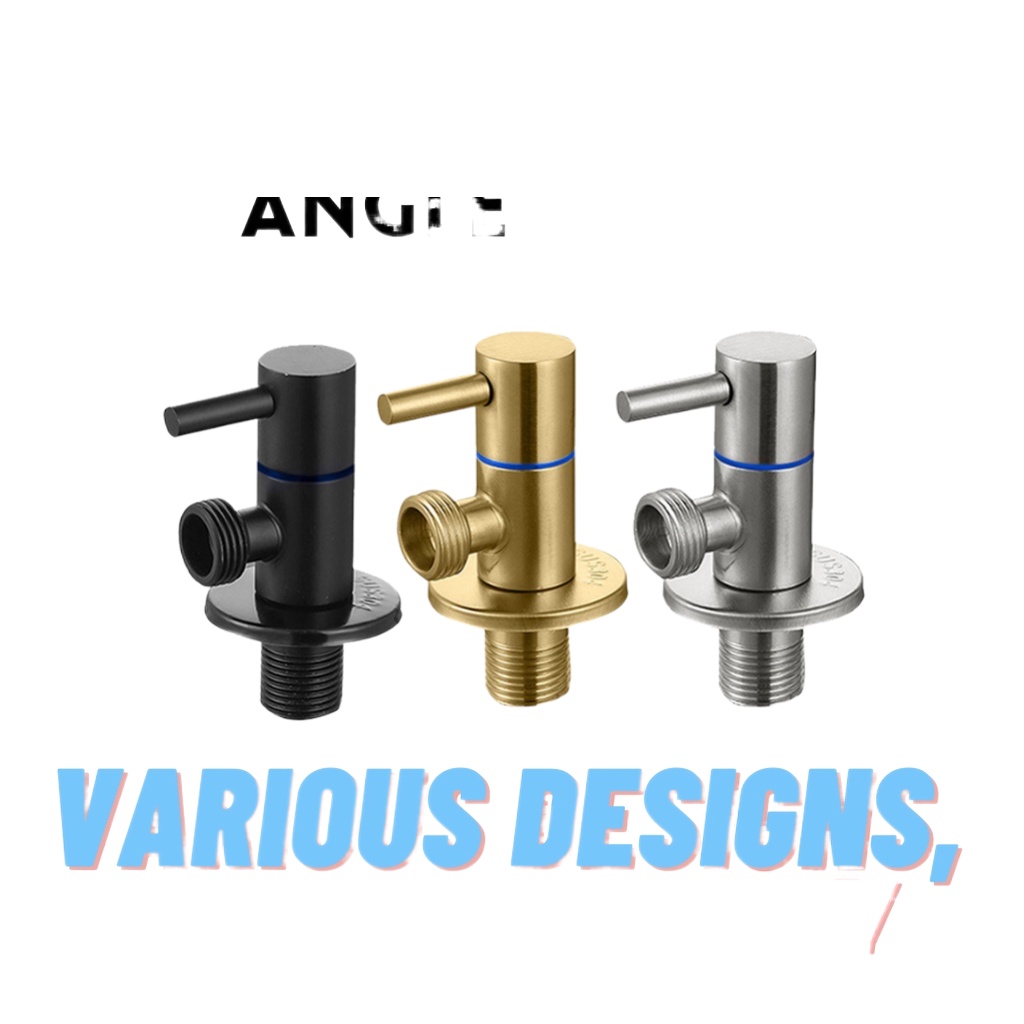 discount☈Stainless Steel Angle Valve | Black Angle Valve | Gold Angle Valve | For Bidet Spray
