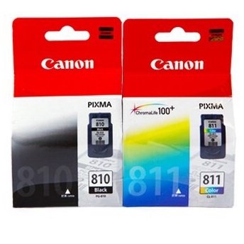 ตลับหมึกอิงค์เจ็ทของแท้ Canon PG-810,811 แคนนอน 810 811