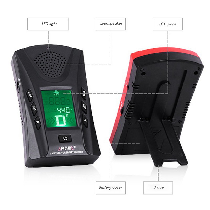 AROMA Musical Instrument Metronome Suitable for Piano, Guitar, Violin ...