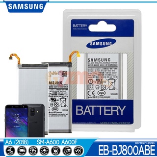 แบตเตอรี่ Samsung Galaxy A6 2018 (SM-A600FN) EB-BJ800ABE, 3000mAh, ของแท้