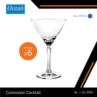 JJGLASS - (Ocean) 1527C07 Connexion Cocktall [1 กล่อง บรรจุ 6 ใบ] - แก้วค็อกเทล เเชมเปญ วิสกี้ หรือเครื่องดื่มเย็นประเภทต่างๆ