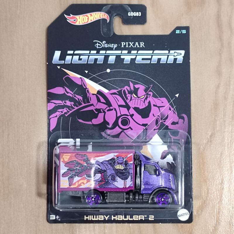 Hot Wheels Disney Pixar Lightyear Hiway Hauler 2 ใหม่ในการ์ด