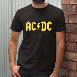 ใหม่ เสื้อยืดลําลอง ผ้าฝ้าย 100% แขนสั้น พิมพ์ลายวงร็อค AC DC ed Rock &amp; Roll แนวสตรีท ฮิปฮอป แฟชั่นฤดูร้อน สําหรับผู้ชาย