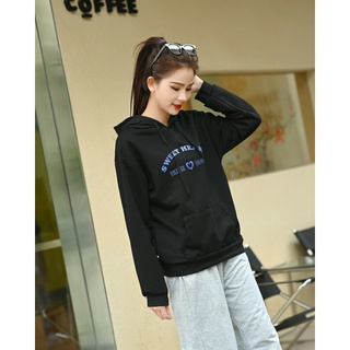 The new Korean version of the tide brand hooded sweater womens couples loose version all-match top
