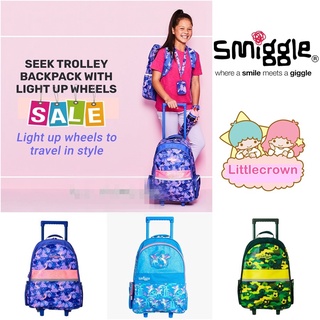 💖 แท้ 100% 💖 กระเป๋าเป้ล้อลาก Smiggle นำเข้าจากออสเตรเลีย พร้อมส่งค่ะ