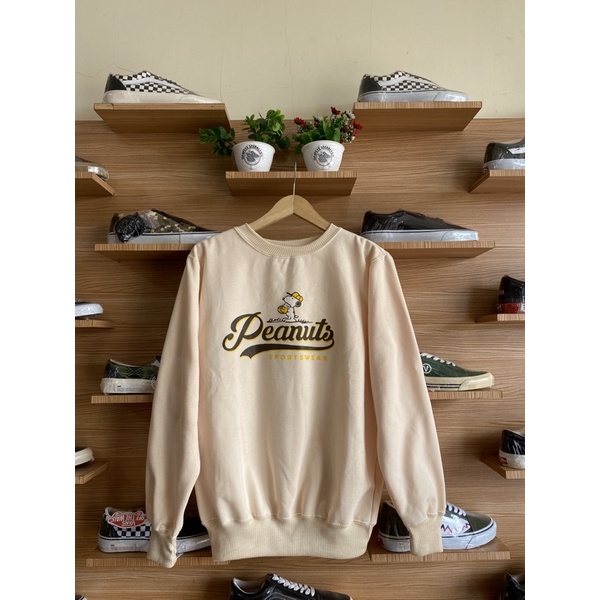 CREWNECK H&M PEANUTS CREAM