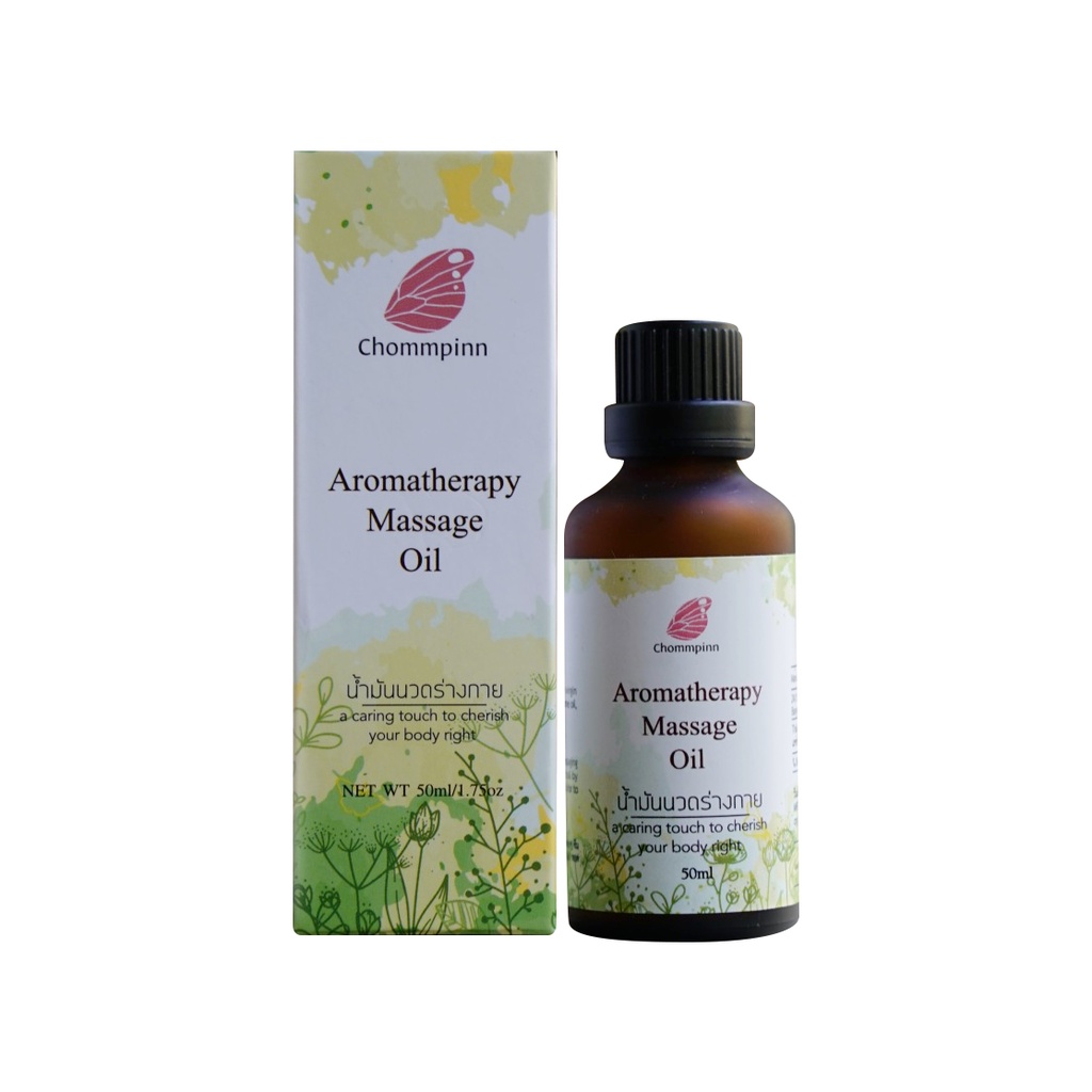 Chompinn Chommpinn ชมภิญญ์ น้ำมันนวด (แก้ปวดเมื่อย) ปวดหลัง ปวดคอBody Massage Relaxing Oil Aromatherapy Massage Oil 50ml - รูปที่ 5