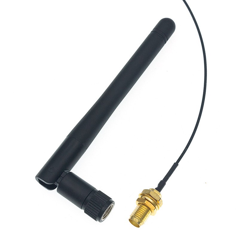 เสาอากาศ 2.4G บลูทูธเข้ากันได้กับ Zigbee เสาอากาศ Sma To Ipex 2.4GHz