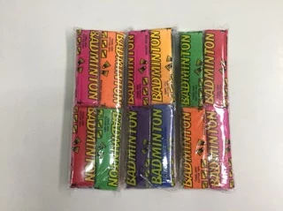 ผ้าพันด้ามไม้แบดมินตัน cotton 100% (แพ็ค 12 ชิ้น)