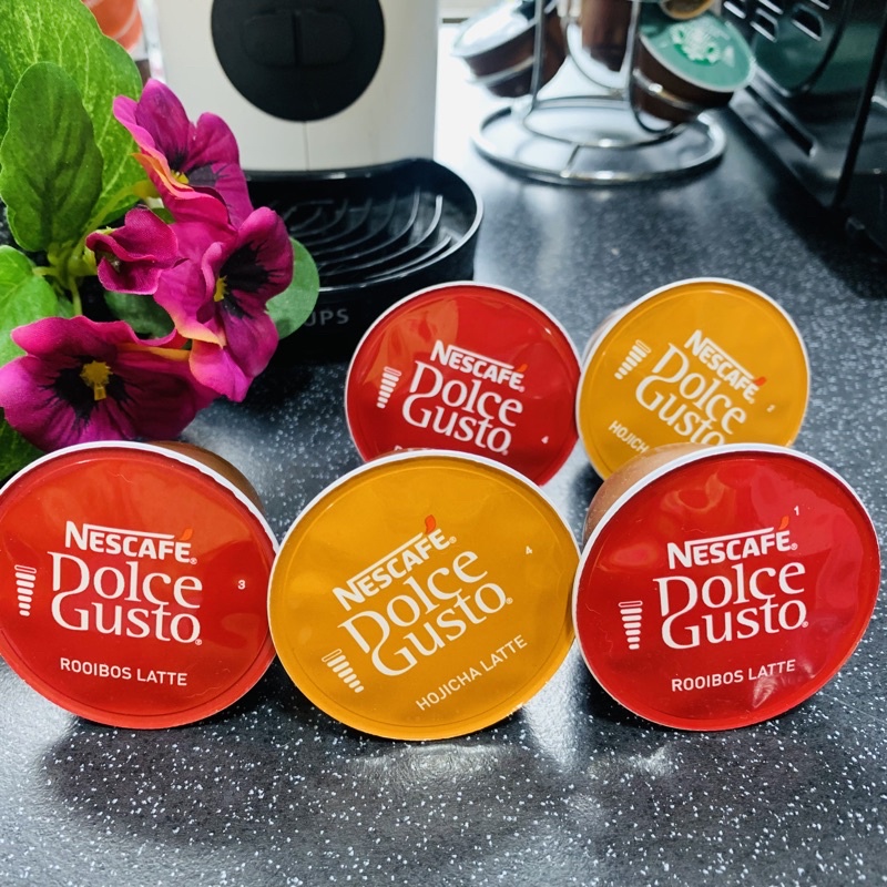 แคปซูลชานม โฮจิฉะ ลาเต้ และ รอยบอส ลาเต้ 5 เสิร์ฟ - Dolce Gusto Hojicha Latte and Rooibos Latte 5 se