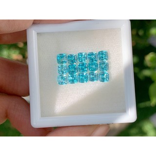 4x4mm. เพทายฟ้าคูชั่น ราคาขุดละ 2,700 บาท