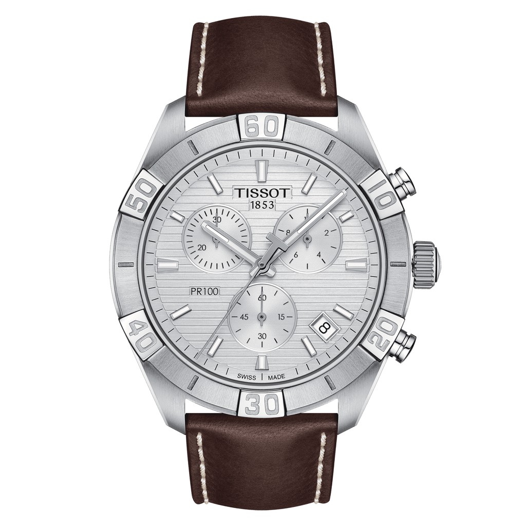 Tissot PR100 Sport Gent Chronograph พีอาร์ 100 สปอร์ต เจนท์ สีเงิน T1016171603100 นาฬิกาผู้ชาย