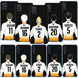 เคสโทรศัพท์แบบใสสําหรับ Samsung A6 Plus A7 A8 A9 A10 A20 A30 A40 A50 A70 2018 C70 Haikyuu Karasuno