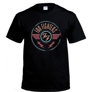 เสื้อยืดวินเทจเสื้อยืดผ้าฝ้าย 100% พิมพ์ลายกราฟิก Foo FIGHTERS BAND GILDAN UNISEXS-3XL