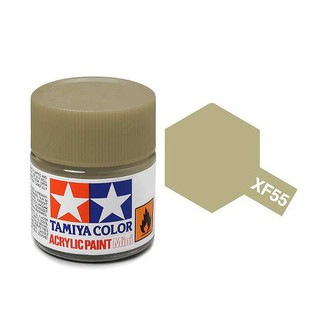 สีสูตรน้ำทามิย่า Tamiya Acrylic XF55 Deck Tan 10ml