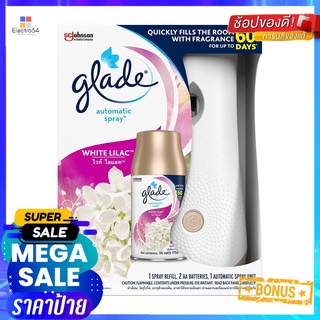 เครื่องพ่นปรับอากาศ GLADE 175g WHITE LILACAUTOMATIC AIR FRESHENER GLADE 175g WHITE LILAC