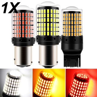 หลอดไฟเลี้ยว 1156 BA15S P21W BAU15S PY21W led T20 7440 W21W P21/5W 1157 BAY15D 144smd 12V 1 ชิ้น