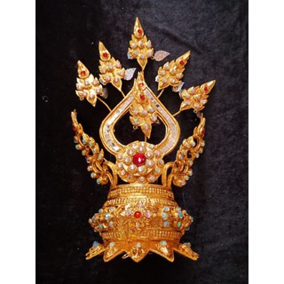 เกี้ยวใบโพธิ์เล็ก รัศมี 5 ใบ ชุดไทย นางรำ