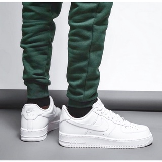 2 2 ลดอีก 200 ใส่ MS200FEB พร้อมส่ง ของแท้100Nike Air Force 1 '07 TRIPLE WHITE img 1