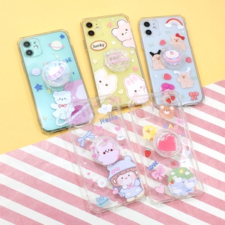 เคส Samsung A22(5G) A32(5G) Note 10 Lite S21 Ultraเคสนิ่มใสมุมเหลี่ยม TPU เคสมือถือกันกระแทกกันเลนส์กล้อง ฟรี Griptok