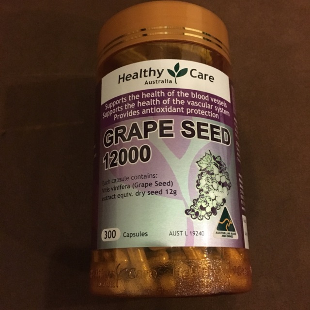 Healthy Care australia grape seed 12,000 mg