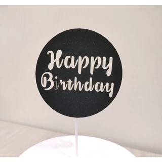 ป้ายปักเค้ก happy birthday( แบบกระดาษ) มีของพร้อมส่ง