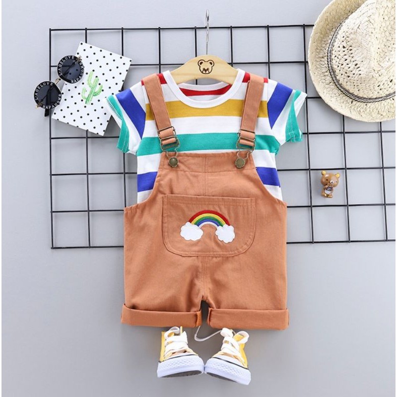 ชุดเด็กชายลายน่ารักมาก*ชุดเอี้ยมใส่ได้ทั้งหญิงและชาย - รูปที่ 4