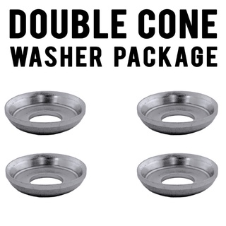 💥พร้อมส่ง💥 แหวนรองบุชชิ่งทรงโคน และ ทรงบาเรล ไม่กัดบุชชิ่ง100% งานUSA Barrel Cone Washers Package (1ชุด= 2ชิ้น หรือ1คู่)